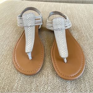 SO Silver Sandals